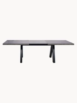 Mesa de comedor extensible en look cemento Apex, 200-250 x 100 cm