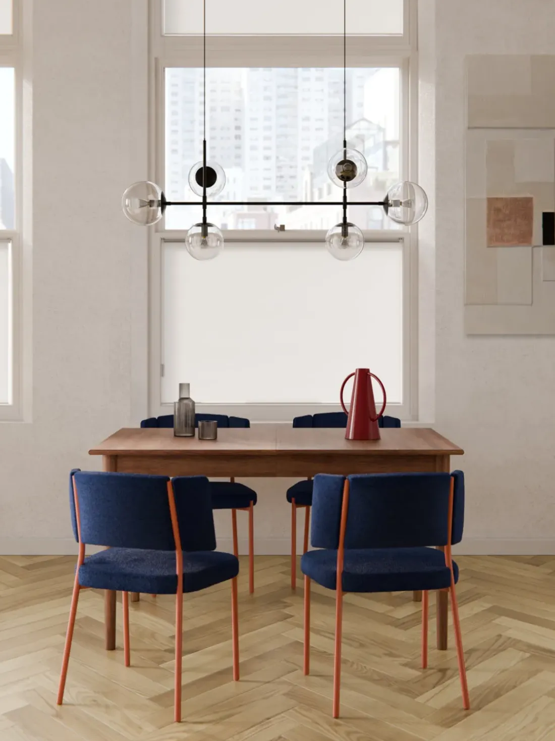 Mesa de comedor extensible Paul, tamaños diferentes