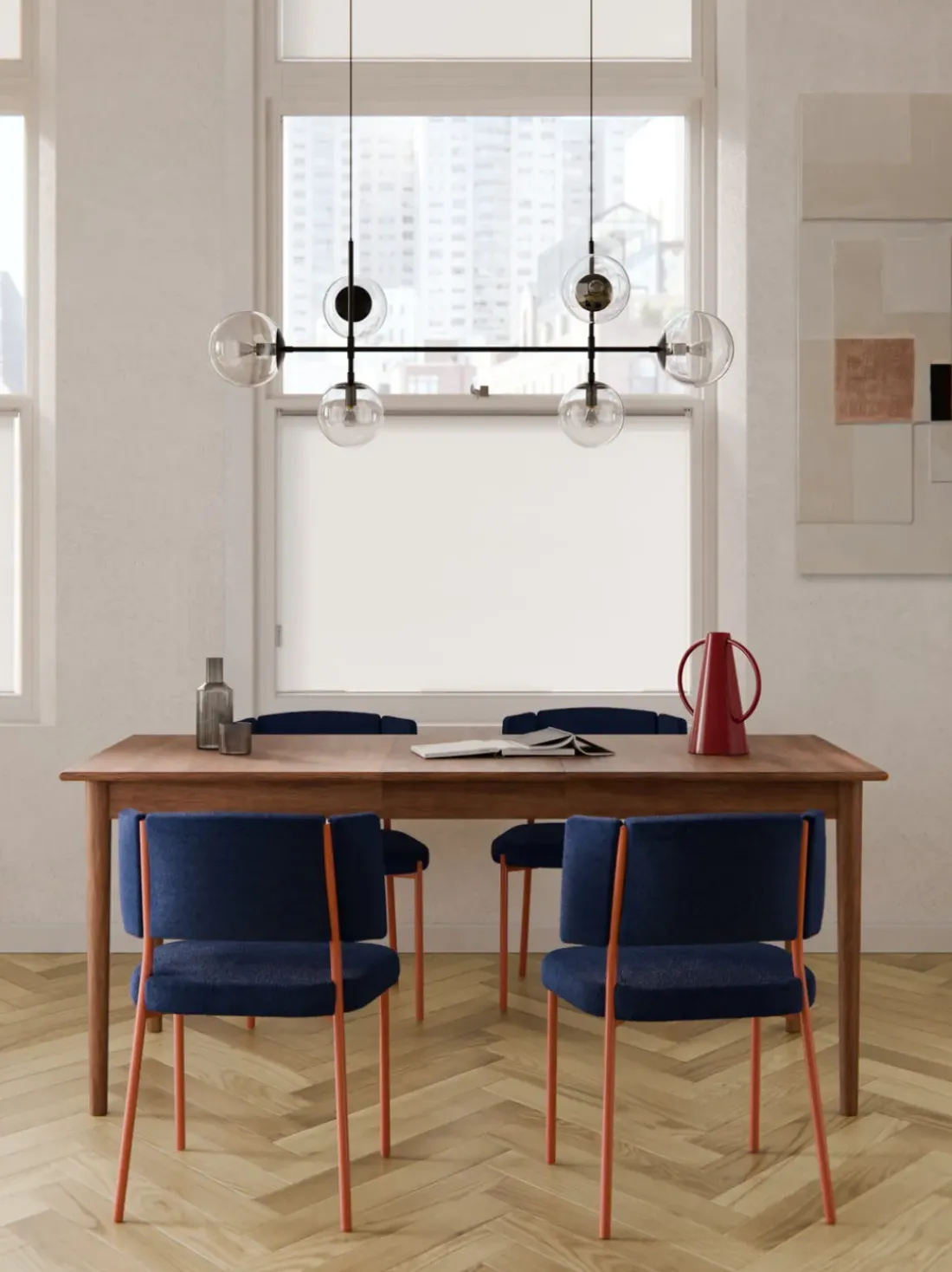 Mesa de comedor extensible Paul, tamaños diferentes
