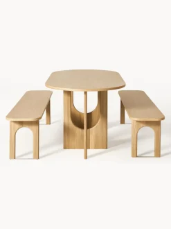 Mesa de comedor ovalada Apollo, tamaños diferentes