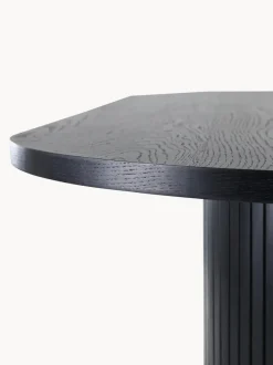Mesa de comedor ovalada de madera Bianca, 200 x 90 cm