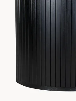 Mesa de comedor ovalada de madera Bianca, 200 x 90 cm