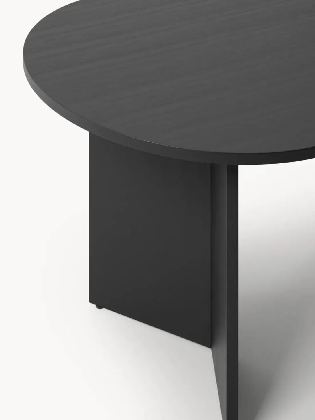 Mesa de comedor ovalada de madera Toni, 200 x 90 cm
