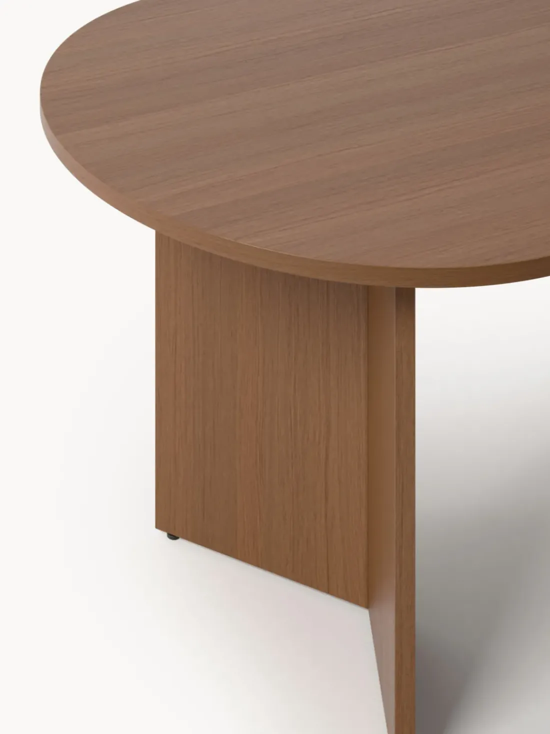 Mesa de comedor ovalada de madera Toni, tamaños diferentes