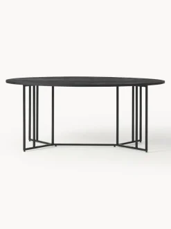 Mesa de comedor ovalada de madera de mango Luca, tamaños diferentes