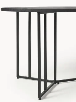 Mesa de comedor ovalada de madera de mango Luca, tamaños diferentes