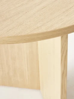 Mesa de comedor ovalada de madera Toni, tamaños diferentes