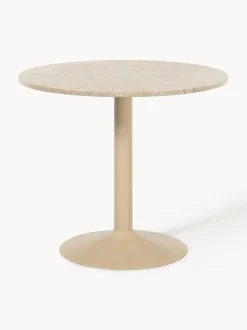 Mesa de comedor ovalada de mármol Miley, tamaños diferentes