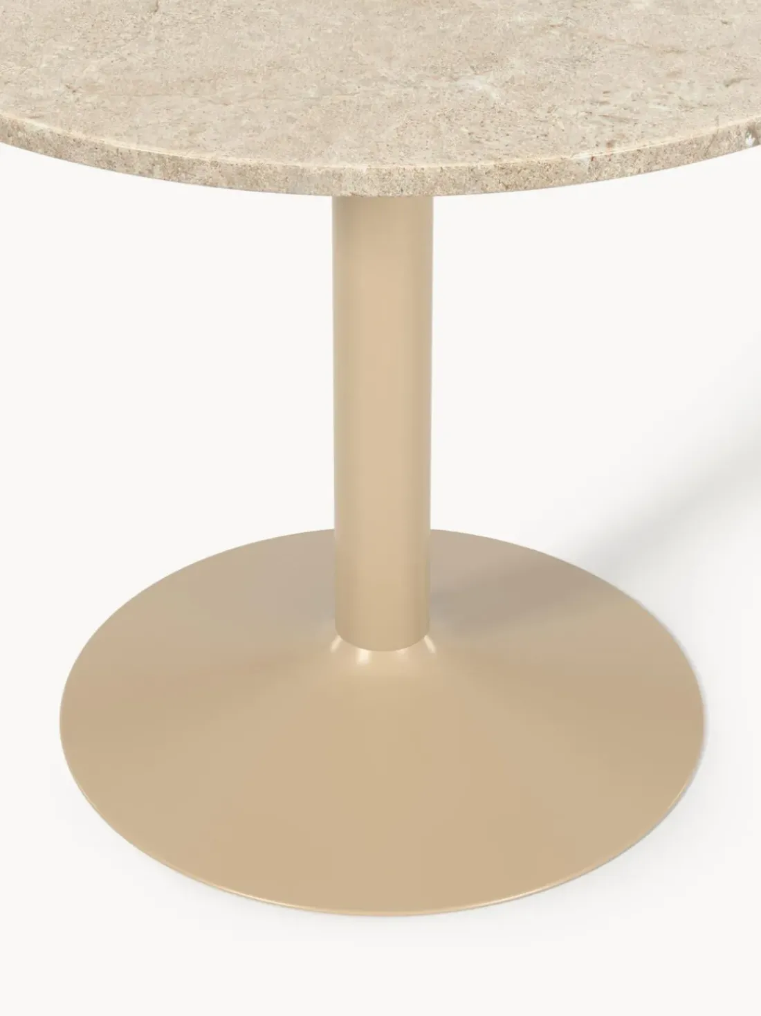 Mesa de comedor ovalada de mármol Miley, tamaños diferentes