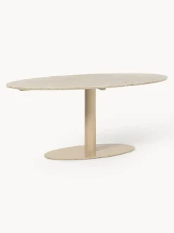 Mesa de comedor ovalada de mármol Miley, tamaños diferentes