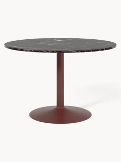Mesa de comedor ovalada de mármol Miley, tamaños diferentes