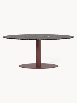 Mesa de comedor ovalada de mármol Miley, tamaños diferentes