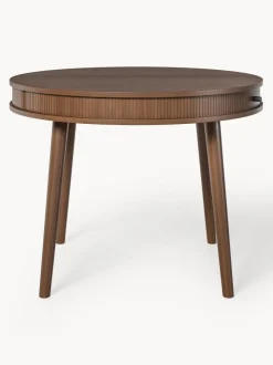 Mesa de comedor redonda con espacio de almacenamiento Calary, tamaños diferentes