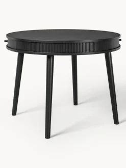 Mesa de comedor redonda con espacio de almacenamiento Calary, tamaños diferentes