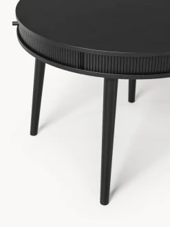 Mesa de comedor redonda con espacio de almacenamiento Calary, tamaños diferentes