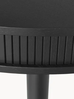 Mesa de comedor redonda con espacio de almacenamiento Calary, tamaños diferentes