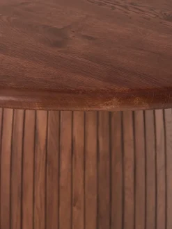Mesa de comedor redonda con estructura estriada Nelly, tamaños diferentes