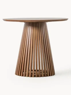 Mesa de comedor redonda de madera Brookland, Ø 90 cm