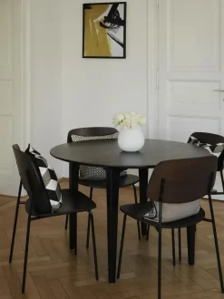 Mesa de comedor redonda de madera de mango Archie, tamaños diferentes