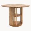Mesa de comedor redonda de madera de mango Voss, Ø 110 cm