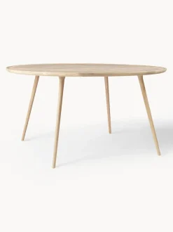 Mesa de comedor redonda de madera de roble Accent, tamaños diferentes