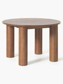 Mesa de comedor redonda de madera de roble Ohana, tamaños diferentes