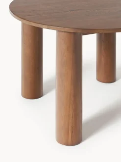 Mesa de comedor redonda de madera de roble Ohana, tamaños diferentes