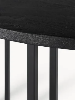 Mesa de comedor redonda de madera de mango Luca, tamaños diferentes
