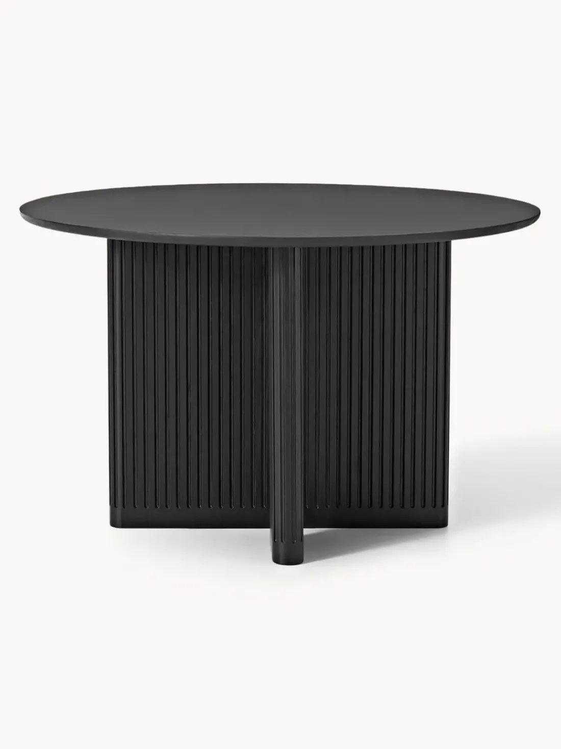Mesa de comedor redonda de madera de roble Jolka, tamaños diferentes