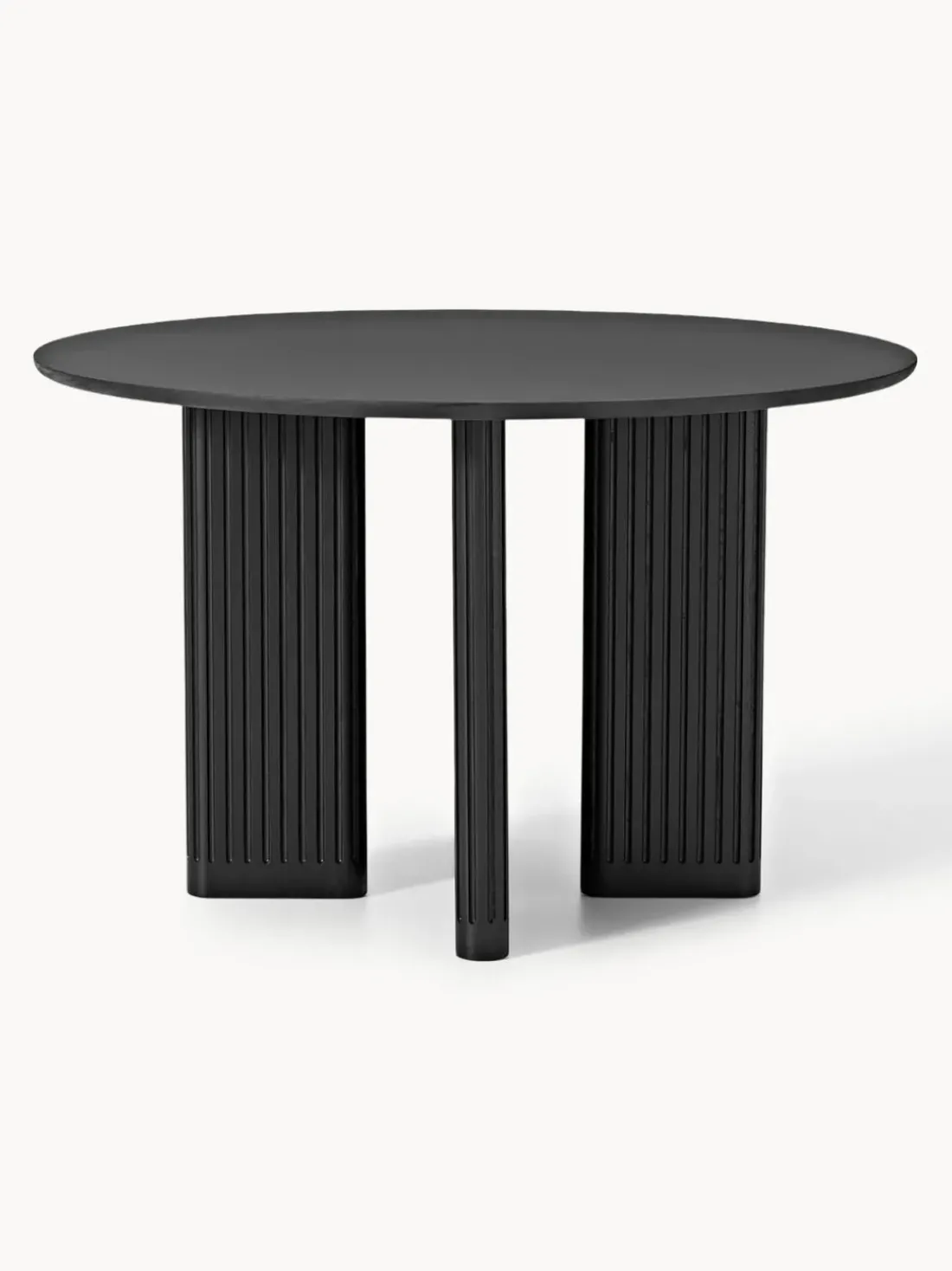 Mesa de comedor redonda de madera de roble Jolka, tamaños diferentes