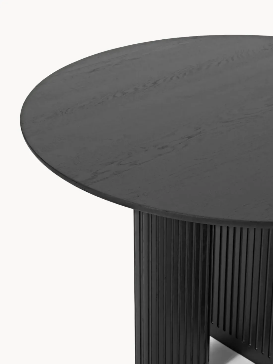 Mesa de comedor redonda de madera de roble Jolka, tamaños diferentes