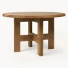 Mesa de comedor redonda de madera de roble Farmhouse, Ø 120 cm