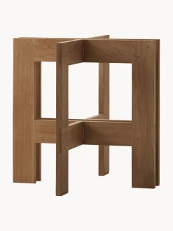 Mesa de comedor redonda de madera de roble Farmhouse, Ø 120 cm