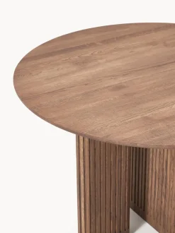 Mesa de comedor redonda de madera de roble Jolka, tamaños diferentes