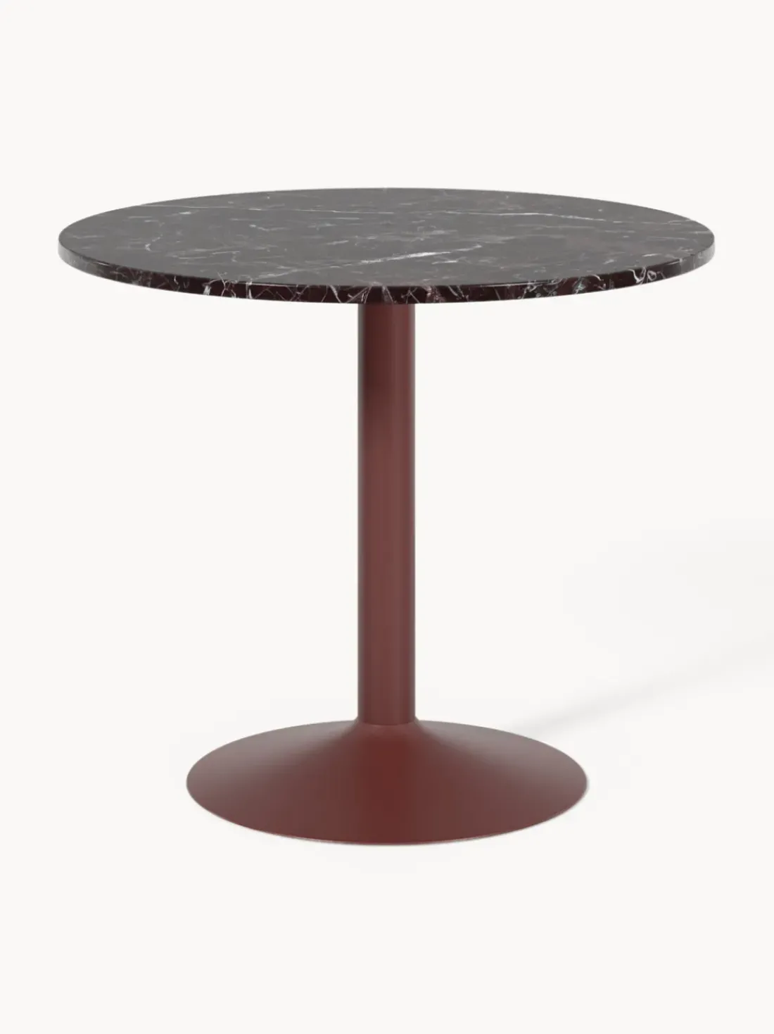 Mesa de comedor redonda de mármol Miley, tamaños diferentes