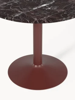 Mesa de comedor redonda de mármol Miley, tamaños diferentes