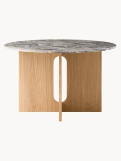 Mesa de comedor redonda de mármol Androgyne, Ø 120 cm