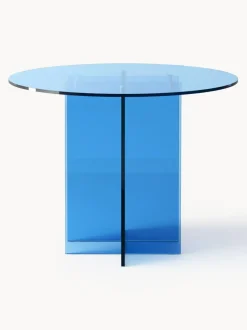 Mesa de comedor redonda de vidrio Anouk, tamaños diferentes