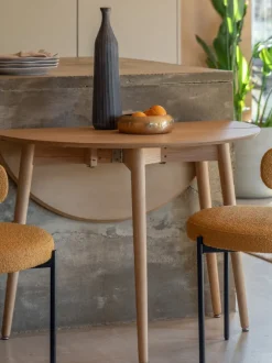 Mesa de comedor redonda Hatfield, Ø 100 cm