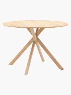 Mesa de comedor redonda Korsa, Ø 110 cm