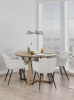 Mesa de comedor redonda Malika, Ø 120 cm