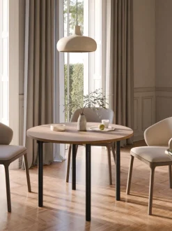 Mesa de comedor redonda Mavi, tamaños diferentes