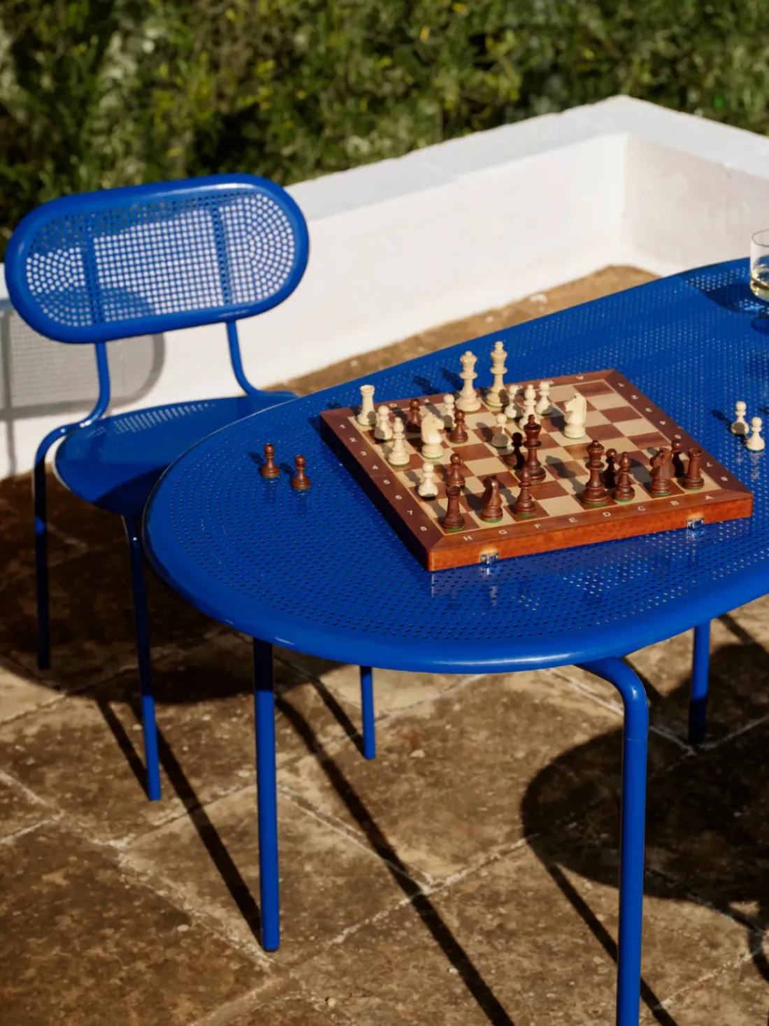 Mesa de jardín ovalada Kumi, tamaños diferentes