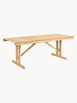 Mesa de jardín plegable de madera de teca BM1771, 195 x78 cm