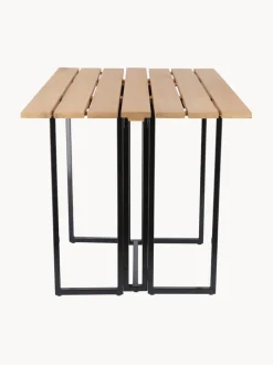 Mesa de jardín plegable de madera de teca Time, 100 x 69 cm