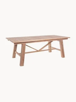 Mesa extensible para exterior de teca Maryland