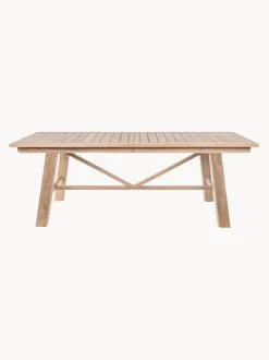 Mesa extensible para exterior de teca Maryland