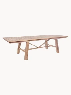 Mesa extensible para exterior de teca Maryland