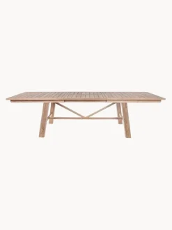 Mesa extensible para exterior de teca Maryland