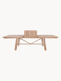 Mesa extensible para exterior de teca Maryland